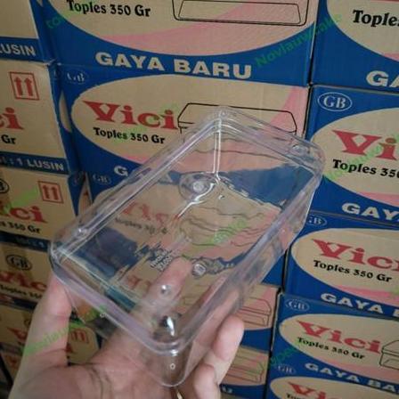 Gaya Baru Gb Toples Nastar Vici Persegi Dessert Box 350 Gram Gayabaru