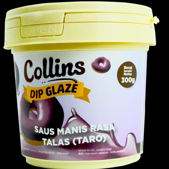 Banan- Collins Dip Glaze Mini 300Gr Coklat Cair Topping Donat Piscok Halal