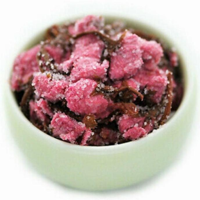 Banan- Bunga Edible Sakura Macaroon Hiasan Cake Puding Kue Teh Topper Flower