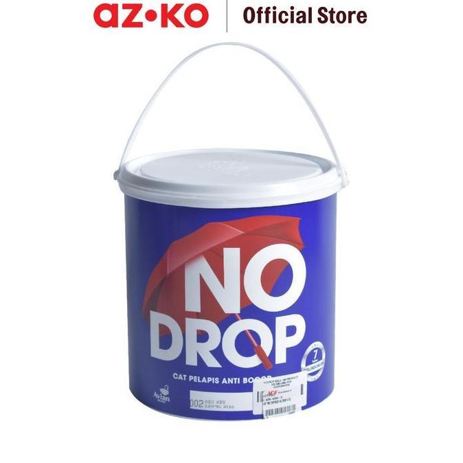 AZKO No Drop 4 kg Cat Dinding Waterproof - Abu-Abu Paint Waterproof Cat Tembok Perlengkapan Tukang
