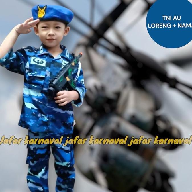 BAJU TNI AU LORENG ANAK PAUD,TK,SD , BAJU TNI AU LORENG ANAK PUTRA PAUD,TK,SD (TERBAIK) (TERBARU) (T
