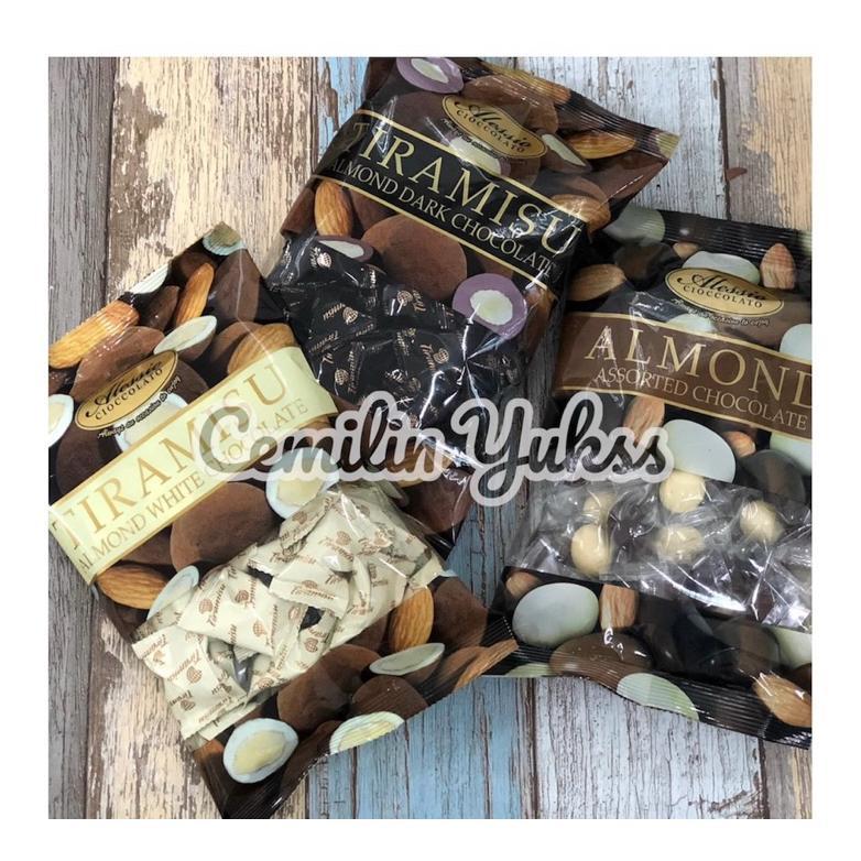 Serbuu Alessio Almond Chocolate 200G Alessio Tiramisu Almond Chocolate Coklat Almond Malaysia