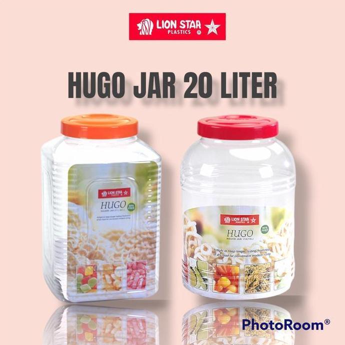Promo HUGO JAR 20 LITER LION STAR/TOPLES KERUPUK JUMBO/TOPLES SERBAGUNA Diskon