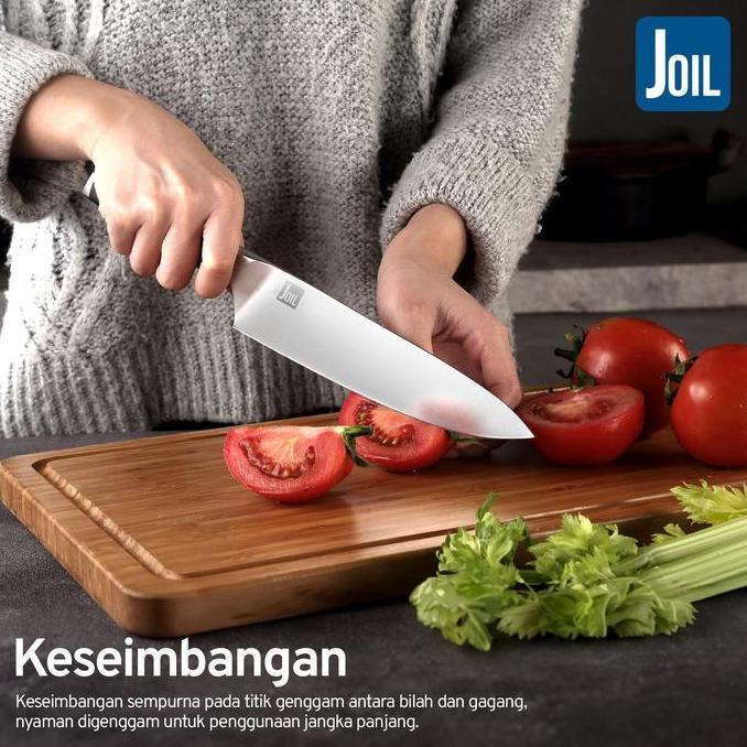 Joil Dapur Chef Knife Stainless Steel Tajam - N1 Kitchenware