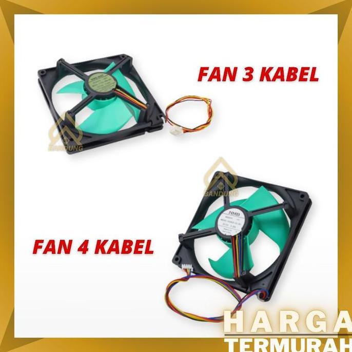 Fan Motor Kulkas Nmb-Mat Model Fba12J15V | Fan Kipas Kulkas 12X12 Arus Dc 15 Volt | Fan Motor Kipas 