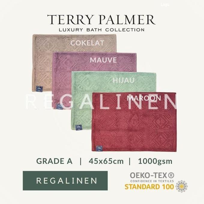 23Daggdedet - Keset Terry Palmer Premium 45X65Cm Handuk Kaki Katun Tebal 1Gsm Home Sweet Home Hsh Ho