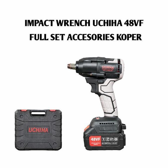 Spesial Cordless Impact Wrench Brushless Mesin Impact Pembuka Baut Uchiha Ori