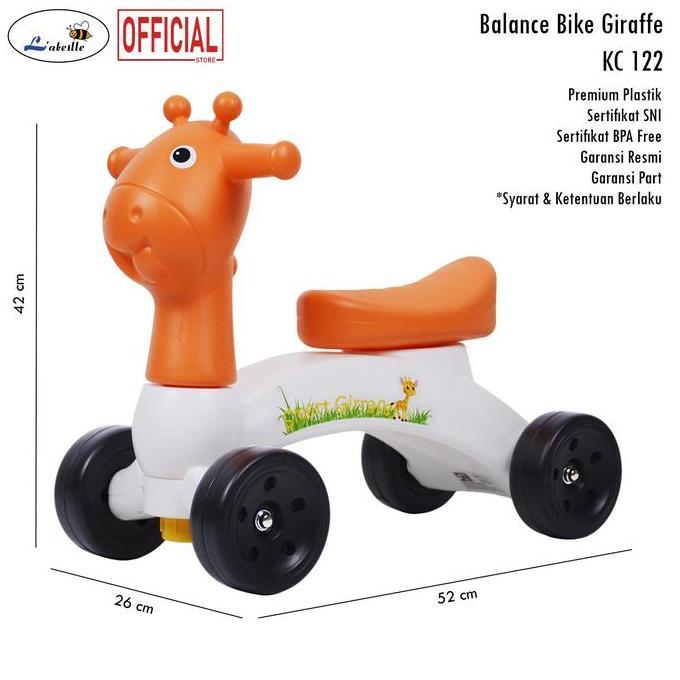 Zz99- Labeille Kc Ride On Mini Push Balance Bike Sepeda Roda 3 Anak Bayi