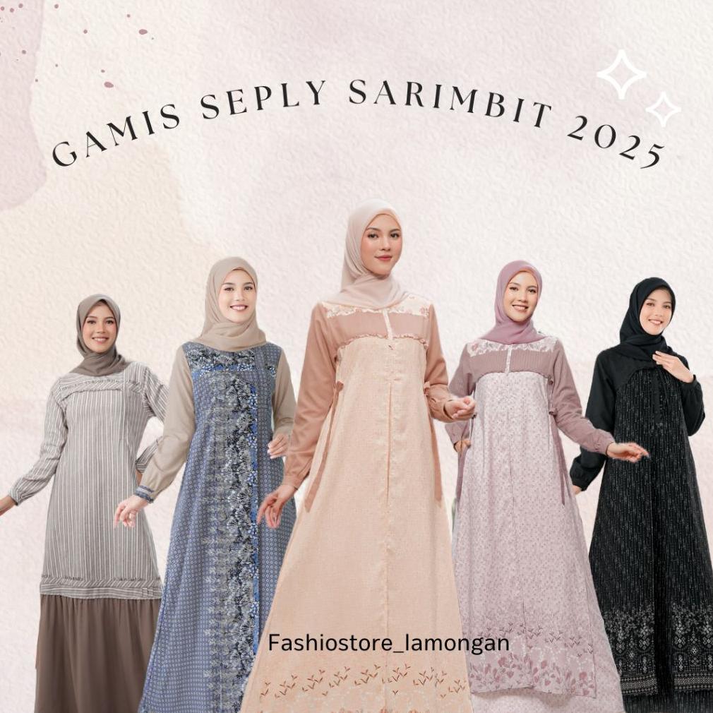 GAMIS SEPLY TENARA GAMIS MOTIF SARIMBIT 2025