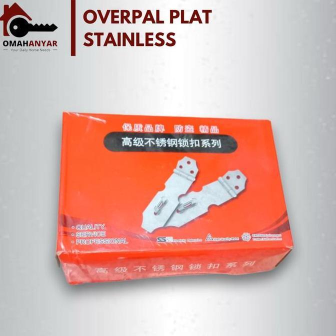 *$*$*$*$] Overpal Plat Grendel Gembok SS Stainless Steel