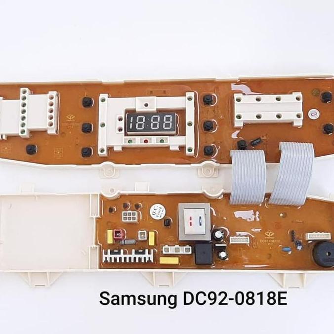 modul pcb mesin cuci samsung WA13WP WA11UP 10 tombol DC92-0818E BEST QUALITY