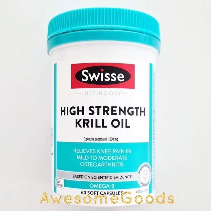 Swisse Australia Deep Sea Krill Oil 1000mg 60 Capsules