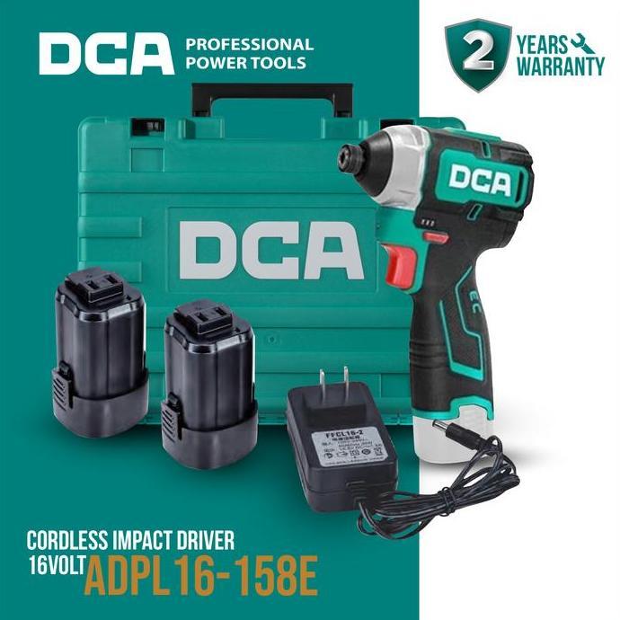 Diskon Dca Cordless Impact Driver / Mesin Impact Driver Baterai 16V Adpl16-158E