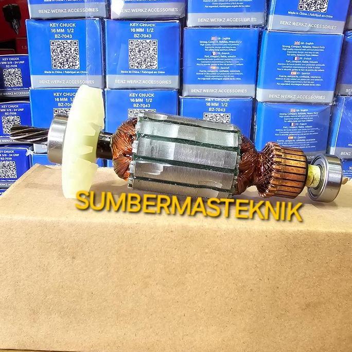 Spesial Armature Hitachi Vtp18 Angker Rotor Mesin Bor Hitachi Vtp 18 Turbo