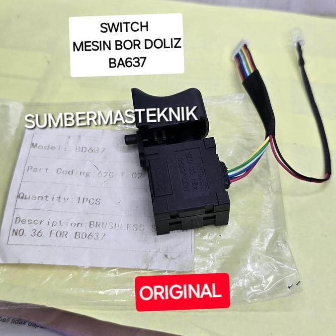 Terjangkau Switch Doliz Bd637 Saklar Onoff Mesin Bor Cordless Doliz Bd 637 Original