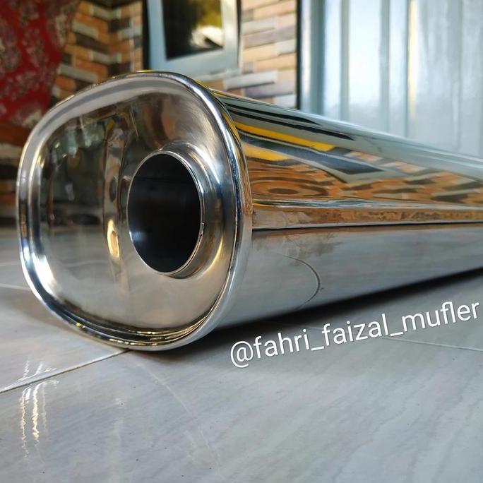 KNALPOT STANDAR FULL STAINLESS UNTUK MOBIL SEDAN UNIVERSAL ORIGINAL DAN TERPERCAYA