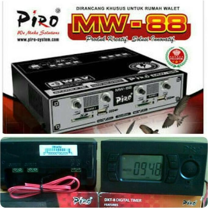 Mesin pancing walet PIRO MW-88 + Timer PIRO DXT-8