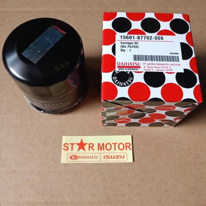 Filter oli granmax filter oli avanza filter oli xenia filter oli terios filter oli calya filter oli 