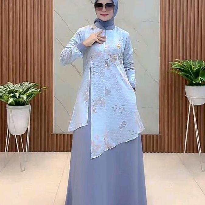 Murah Maisya Dress - Gamis Melayu Anggun dan Elegan Non COD