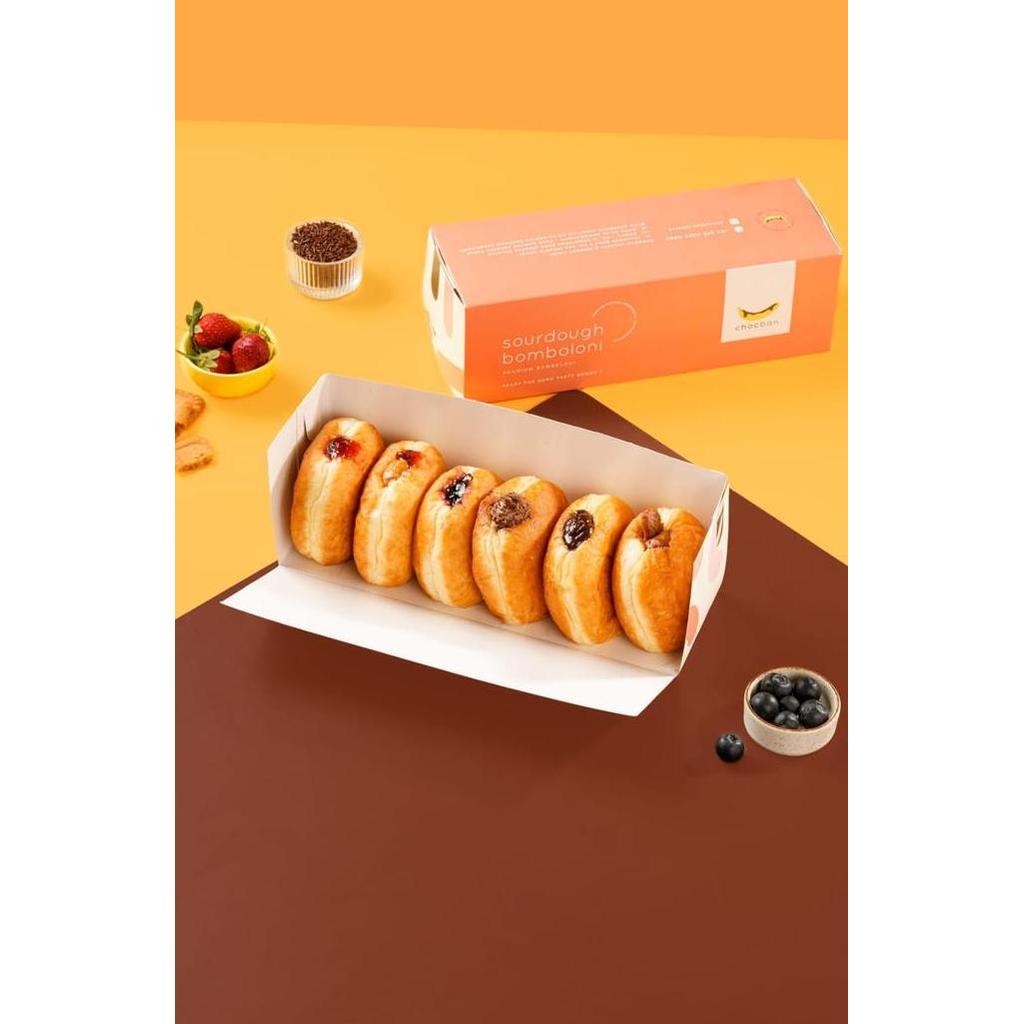 NEW 1 BOX BOMBOLONI SOURDOUGH - ISI 6 MIX (GRAB/GOJEK) BEST