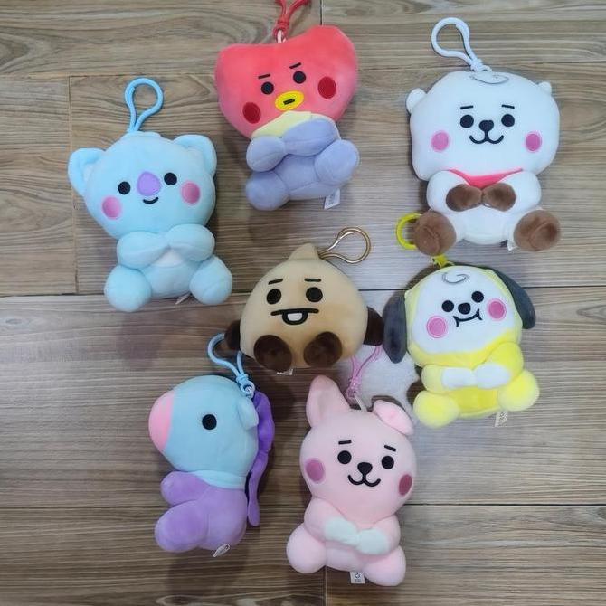 NAKAHARA Gantungan Boneka BT21 Kpop BTS super lucu Tas