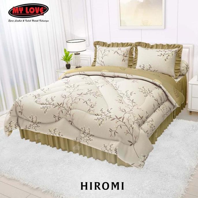 Bedcover Set 180X200 My Love Rumbai / Bed Cover My Love Rumbay 180X200