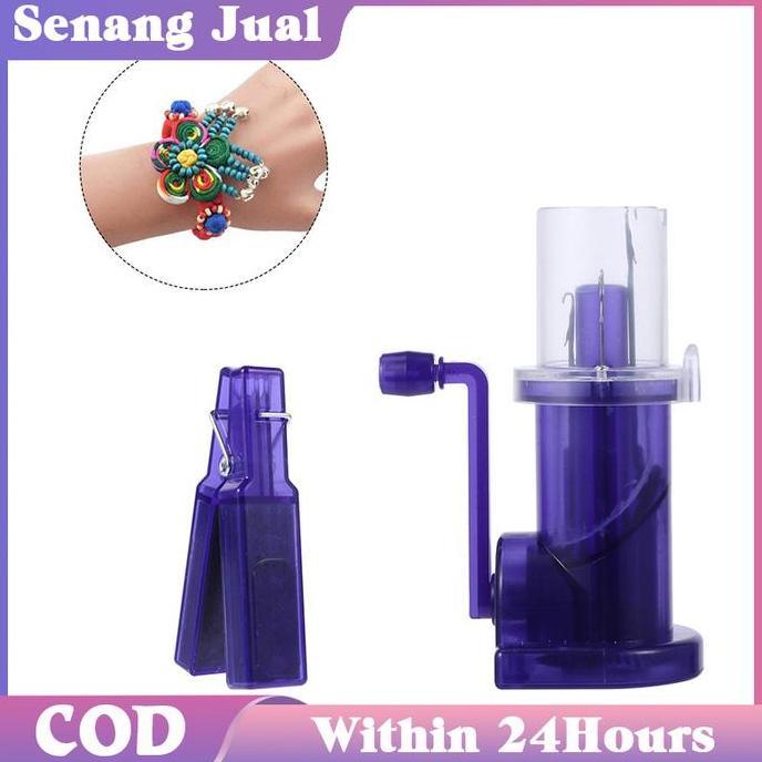 SHAKESPARE Alat Rajut Otomatis / Mesin Kepang Tali Engkol Tangan / MiniManualDiy