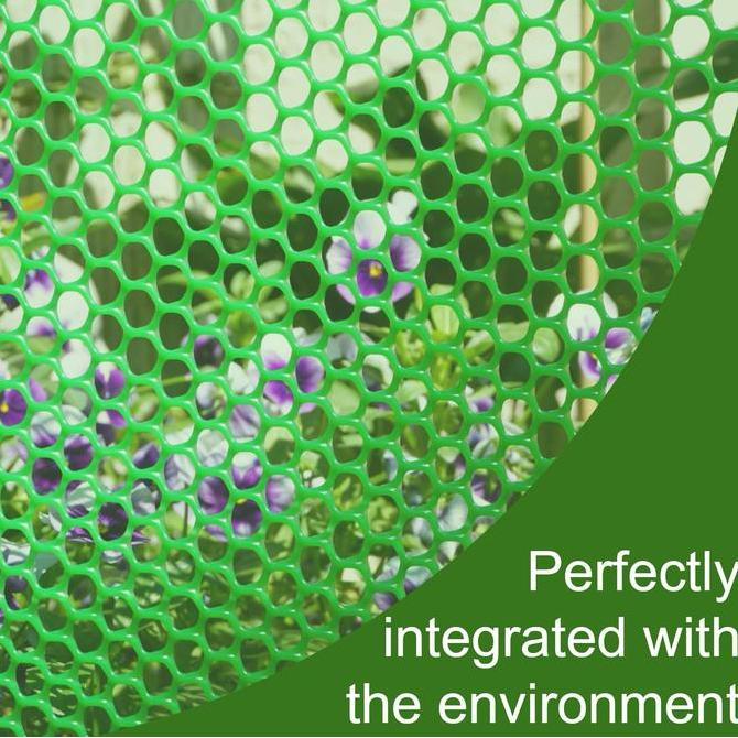 TOEVSKY Jaring Plastik Tinggi Tanaman Hijau / Waring Plastik Tinggi Tanaman Pot