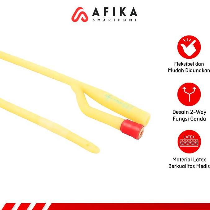 FYODORU Selang Kateter Urethral Catheter 2 Way Latex Disposable