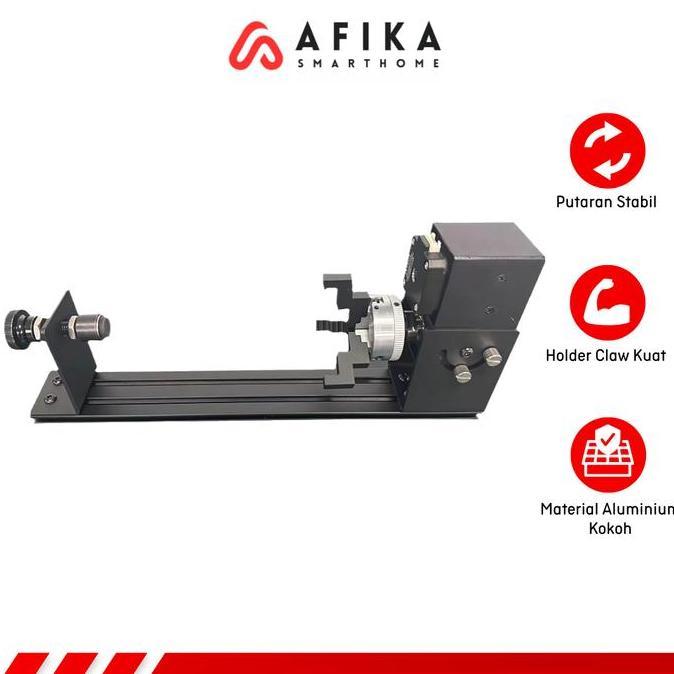 TOEVSKY Laser Rotary Roller X Axis CNC Rol Pengukir Media Grafir