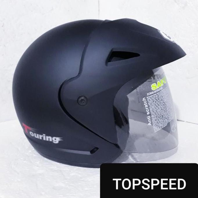 Helm BMC touring hitam doff