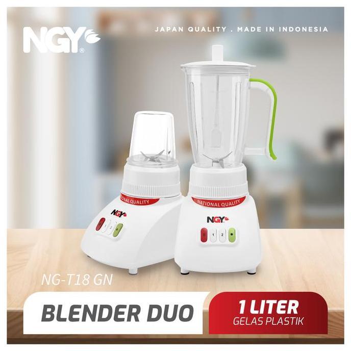 TERLARIS - NGY Blender Duo 2in1 / Buah dan Bumbu | NGY-T18GN