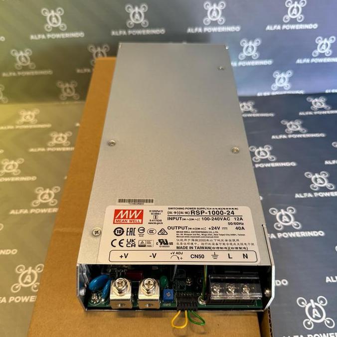 Update RSP-1000-24 MEAN WELL POWER SUPPLY 41,6A 24V 1000Watt MEAN WELL alfa-p00 Ayo Beli