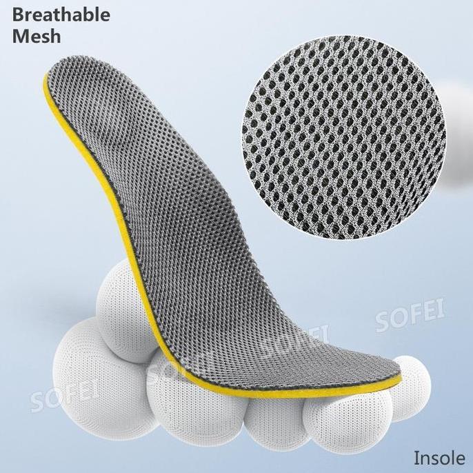 SOFEISTORE Cushion Pad Kaki Pria dan Wanita, Insole Sisipan Sepatu Orthotic untuk Perawatan Kesehata