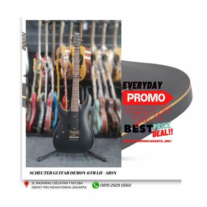 SCHECTER GUITAR DEMON-6 FR LH - ABSN BMJ (TERBAIK) (TERBARU) (TERMURAH)