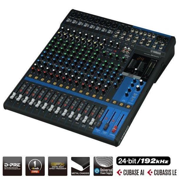 Yamaha MG16XU MG16 XU MG16X MG 16XU 16-Channel Mixing Mixer Console (TERBAIK) (TERBARU) (TERMURAH)