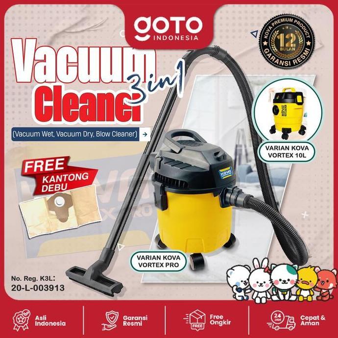 Kova Vacuum Cleaner 3 in 1 Vacuum Sedot Debu