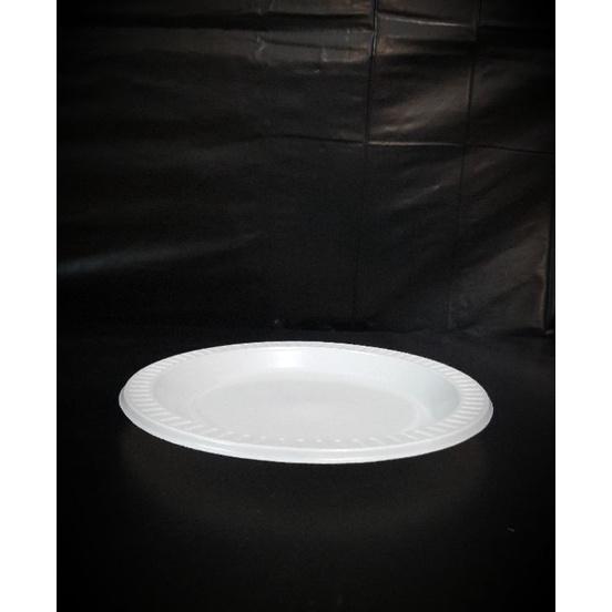 Piring Plastik P7 Isi 50Pcs / Piring Plastik Sedang M / Piring Makan