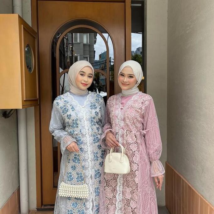 Havana  Outer Dress | Dress Tile Garden | Outer Midi Dress | Outer Dress | Outer Dress Lebaran