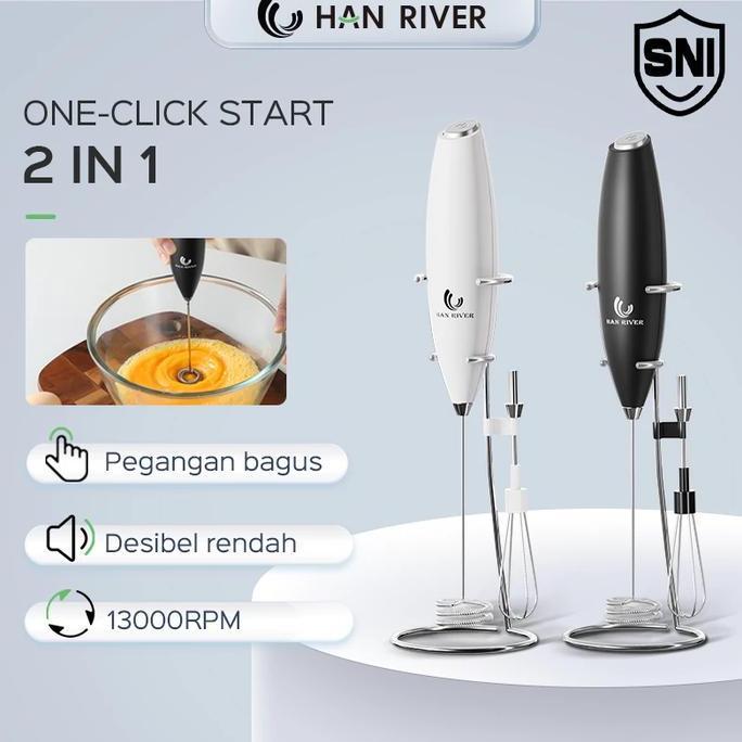 NEW - HAN RIVER Folding Hand Mixer Pengaduk Serbaguna HRDDQ02