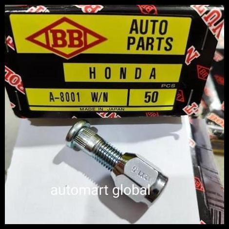 TERLARIS BAUT RODA HONDA JAZZ CRV HRV MOBILIO ASLI JAPAN PANJANG 53MM 