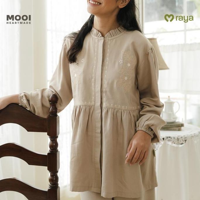 Mooi Tunik Wanita Atasan Wanita Raya Collection Liyana Tunik Adult Basic Series 2026 Ramadhan Exclus