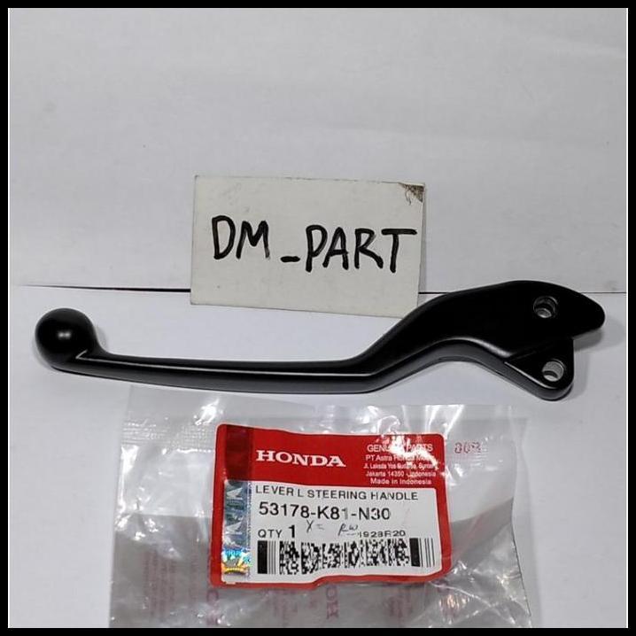 TERLARIS HANDLE HANDEL TUAS KIRI BELAKANG REM HITAM VARIO 125 150 NEW GENIO ORI 