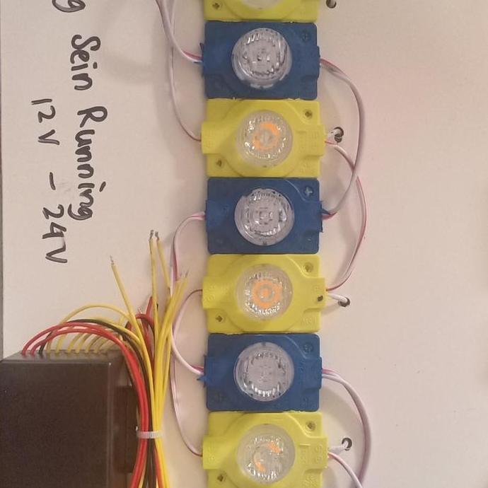 MODUL LAMPU KOLONG MOBIL PICKUP TRUK SEN SEIN RUNNING BERJALAN