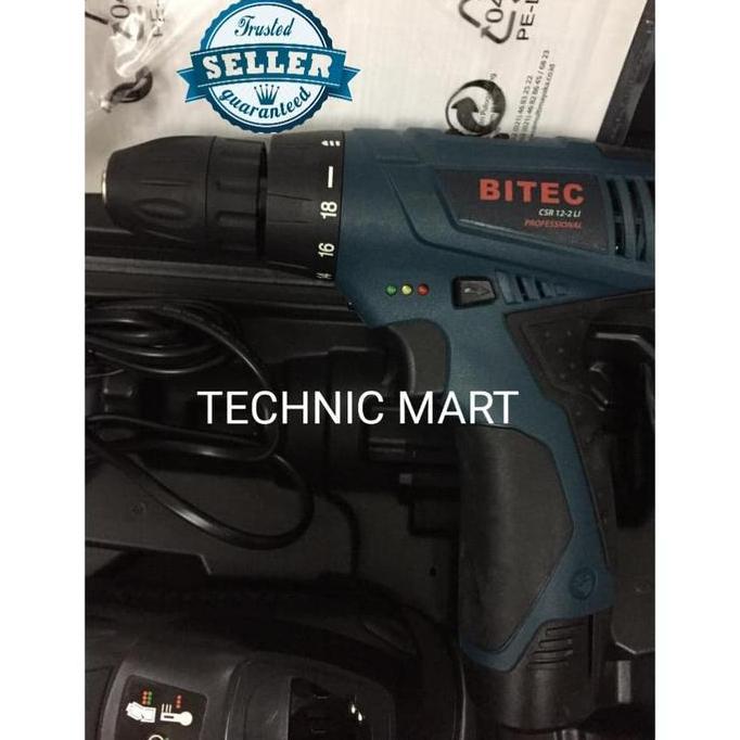 Diskon Mesin Bor Tanpa Kabel / Cordless Drill Driver Csr 12-2 Li Bitec