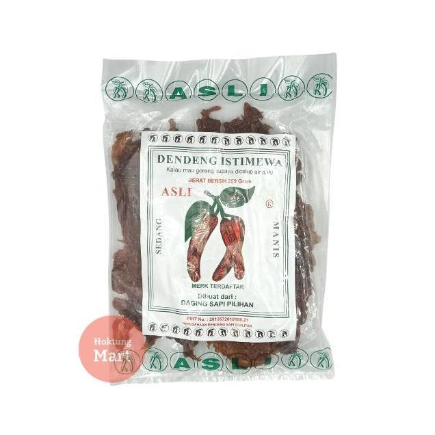 ASLI Dendeng Sapi Cap Cabe 250gram Fresh Dendeng Kering Manis GM