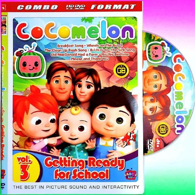 (ACS) KASET DVD COCOMELON VOL 3-KASET DVD LAGU ANAK ANAK COCOMELON-KASET DVD LAGU ANAK KARTUN COCO M