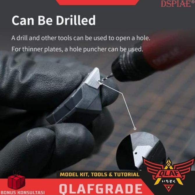 Pla plate 0.5mm DSPIAE Plastic Card For Modelling PC-05GY (TERBAIK) (TERBARU) (TERMURAH)