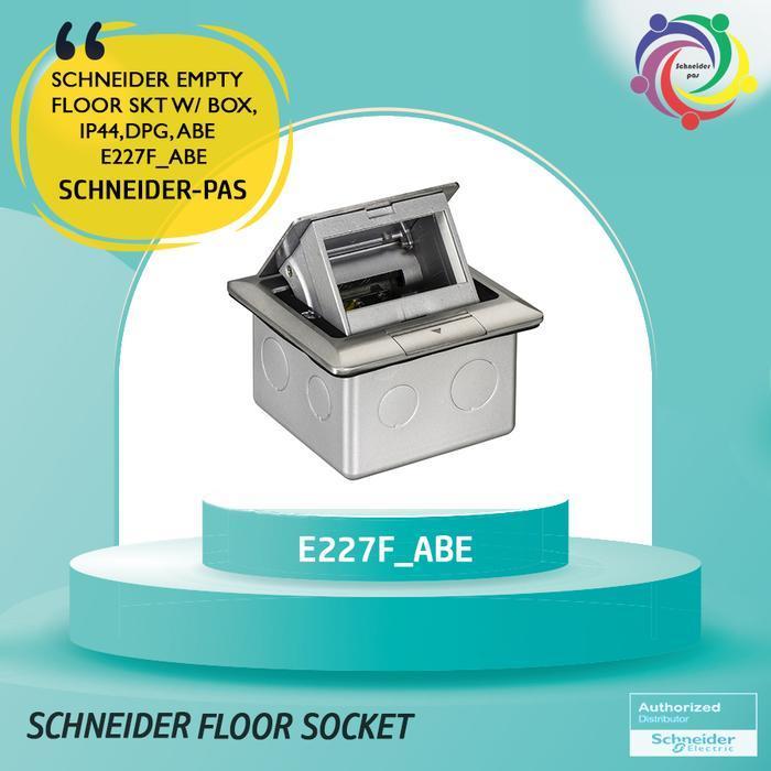 SCHNEIDER EMPTY FLOOR SKT W/ BOX, IP44,DPG, ABE E227F_ABE