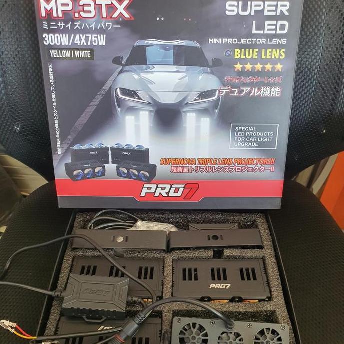 Promo pro7 mini projie MP3TX blue lens 300watt Diskon